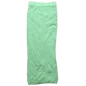NWT MISGUIDED MINT GREEN LONG KNIT SKIRT SIZE 2/4